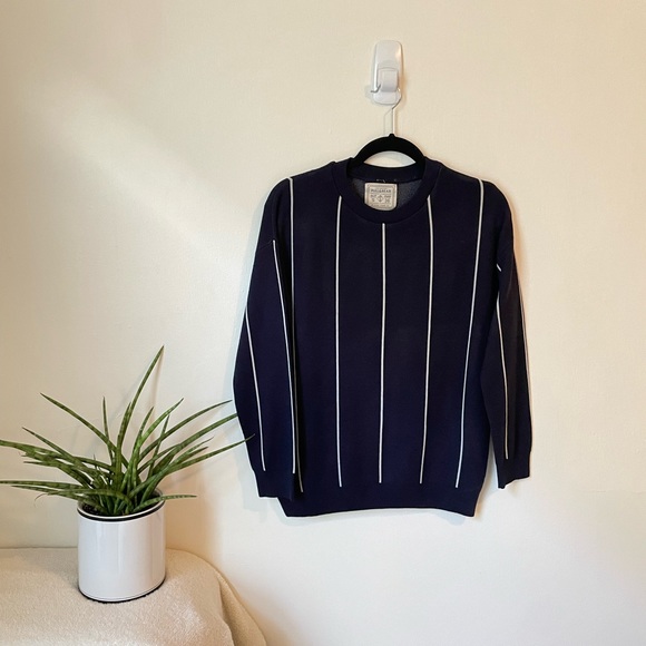 Pull&Bear Striped Sweater - Picture 2 of 8